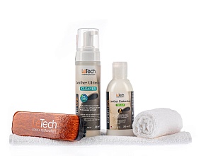 Набор для ухода за кожей Leather Care Kit Сборный без коробки - Картинка товара